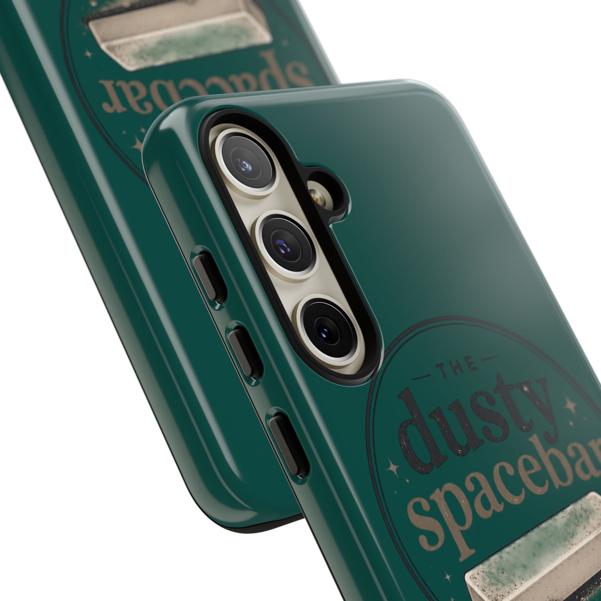 Tough Cases — Rugged Green “dusty spacebar” Phone Case