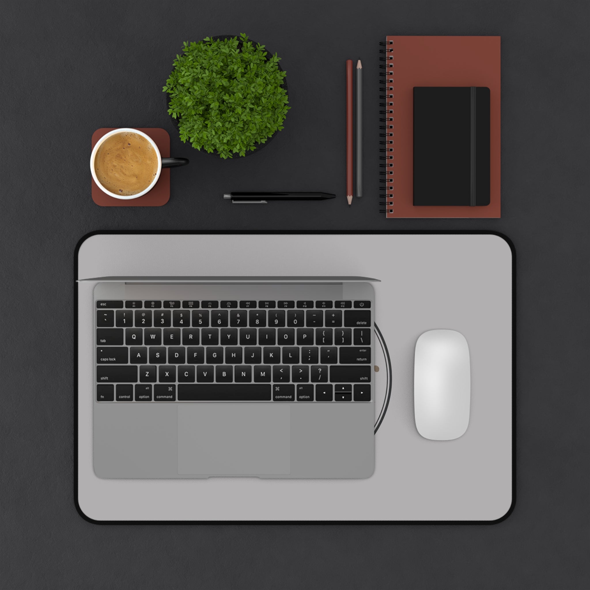 Dusty Spacebar Desk Mat — Retro Keyboard Wrist Pad Mousepad