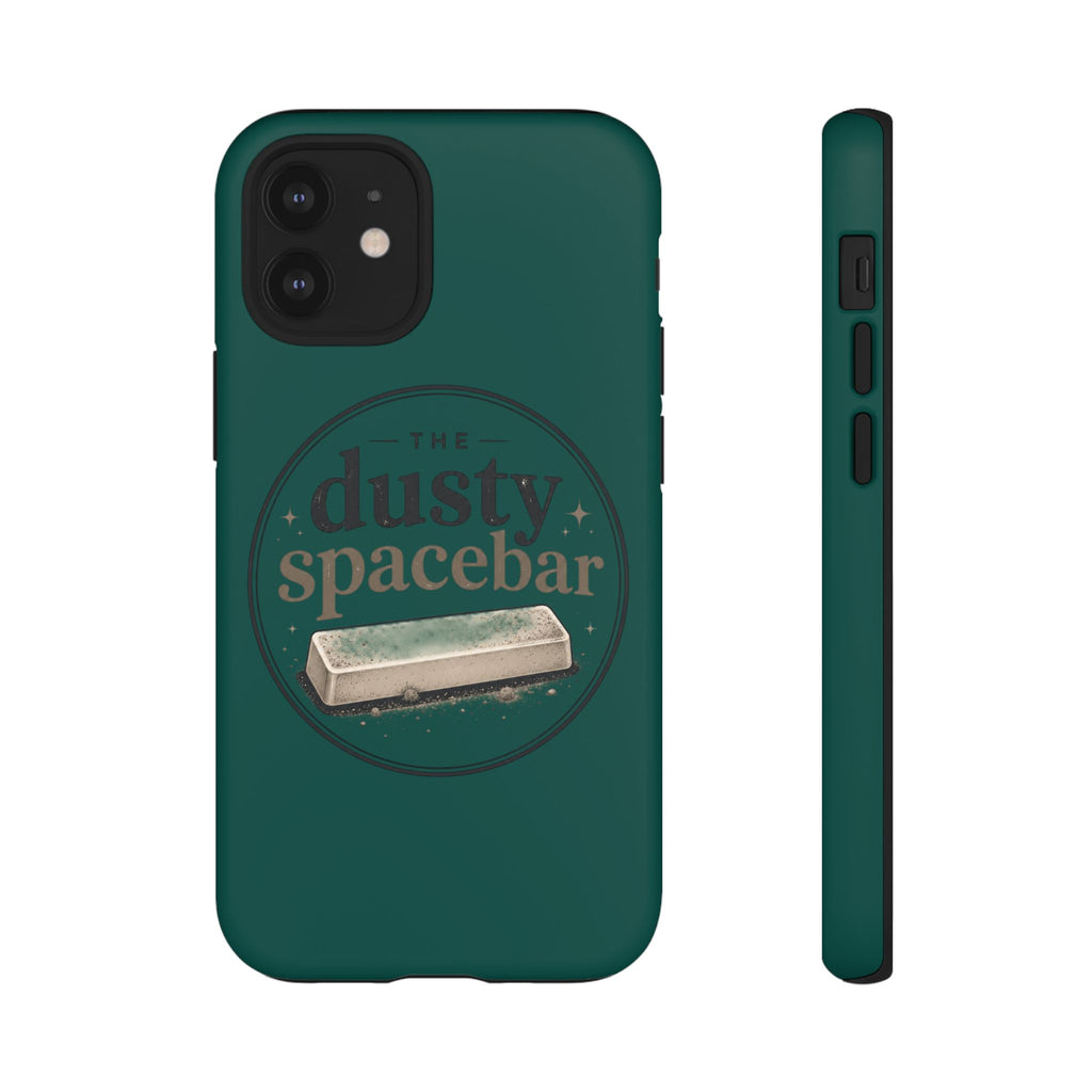 Tough Cases — Rugged Green “dusty spacebar” Phone Case