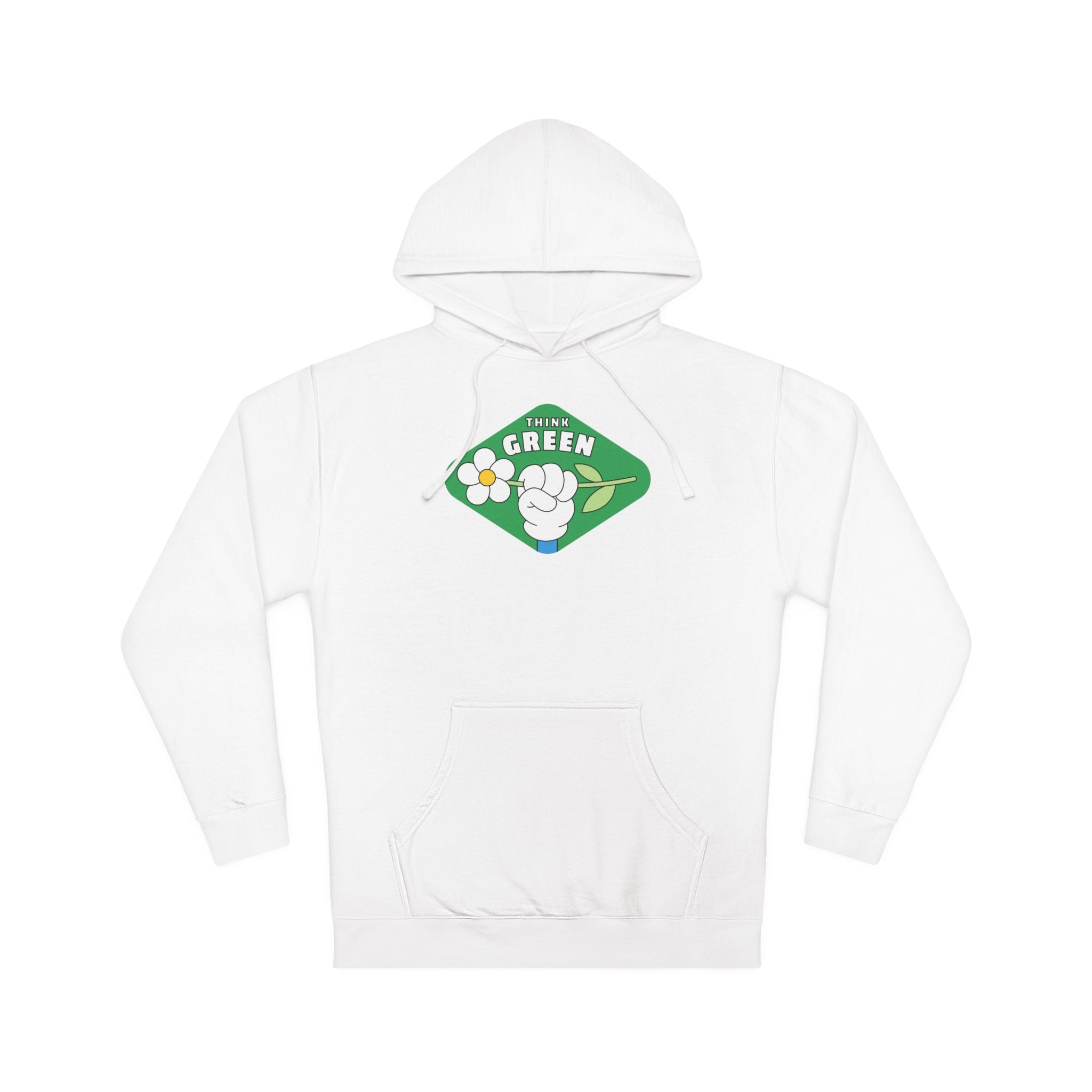 Green Fist Hoodie - "The Green" Eco Unity Graphic Pullover