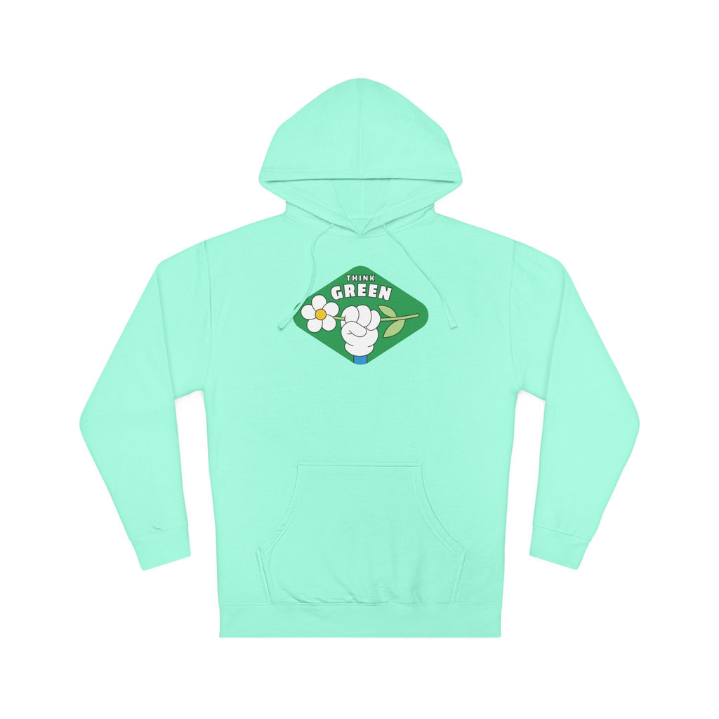 Green Fist Hoodie - "The Green" Eco Unity Graphic Pullover