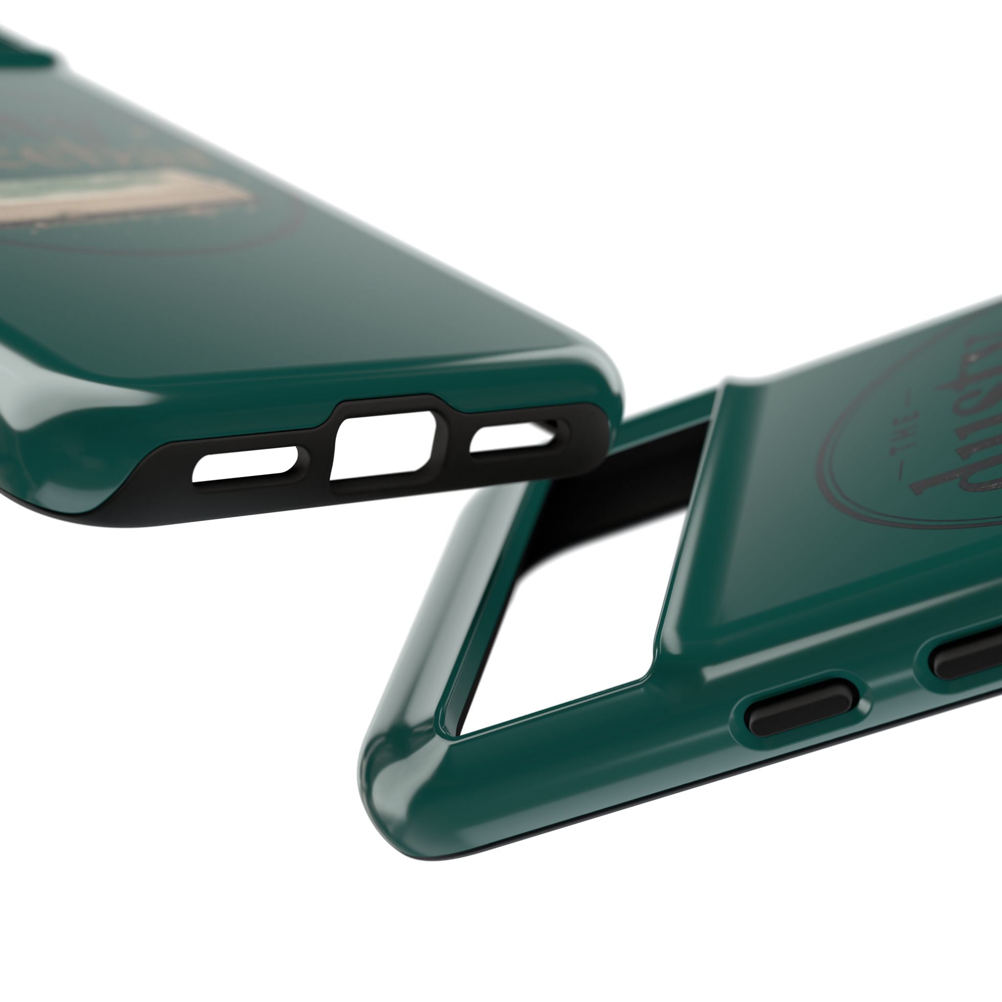 Tough Cases — Rugged Green “dusty spacebar” Phone Case
