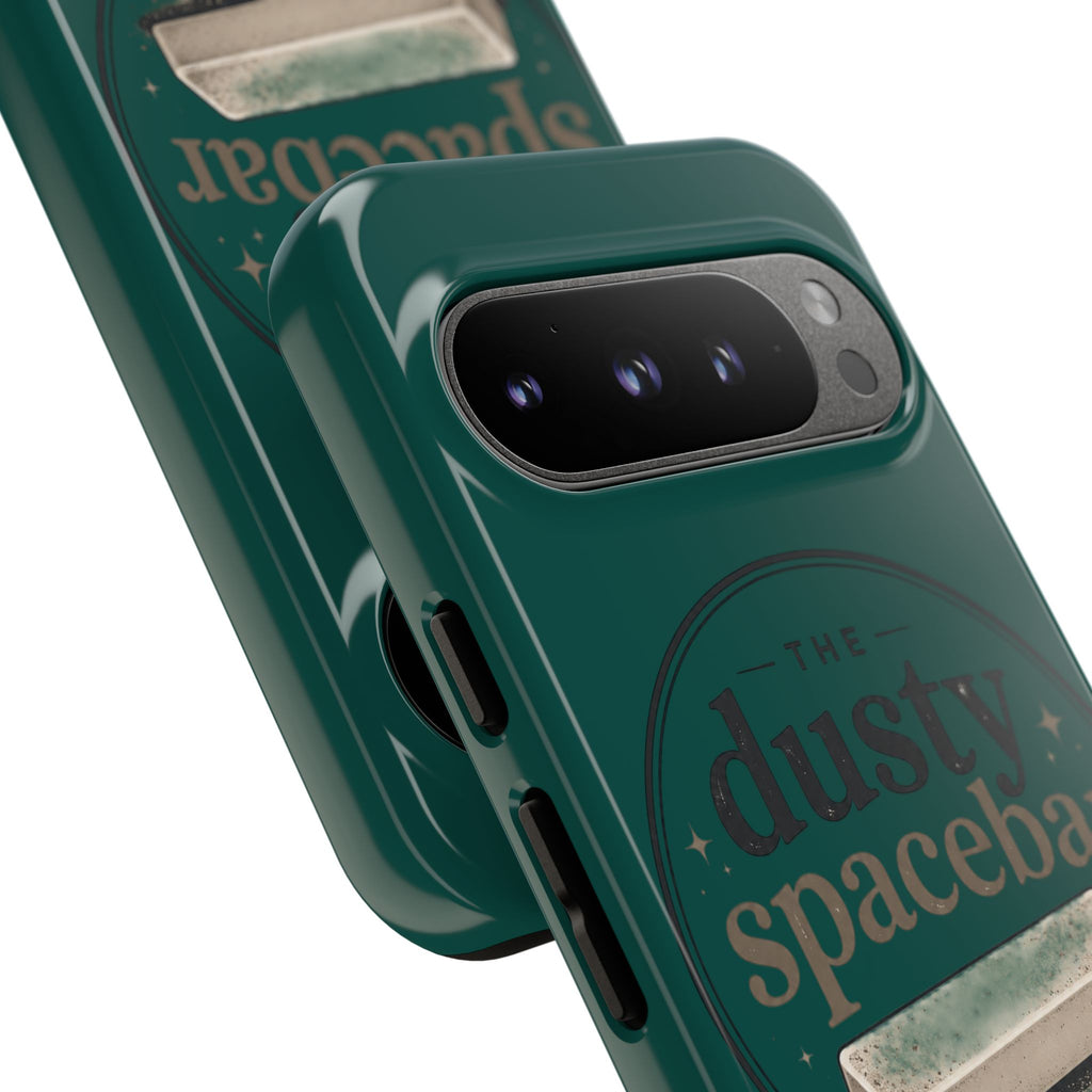 Tough Cases — Rugged Green “dusty spacebar” Phone Case