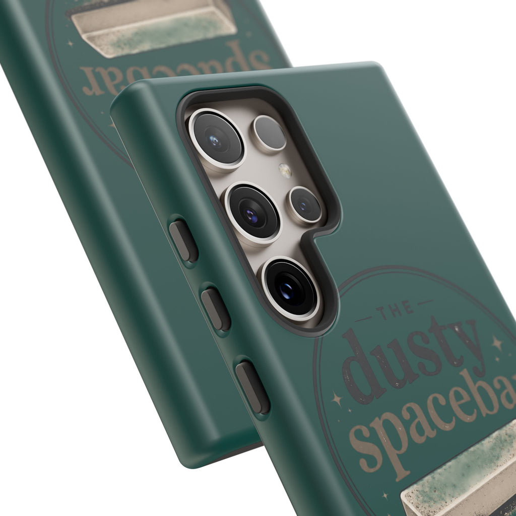 Tough Cases — Rugged Green “dusty spacebar” Phone Case
