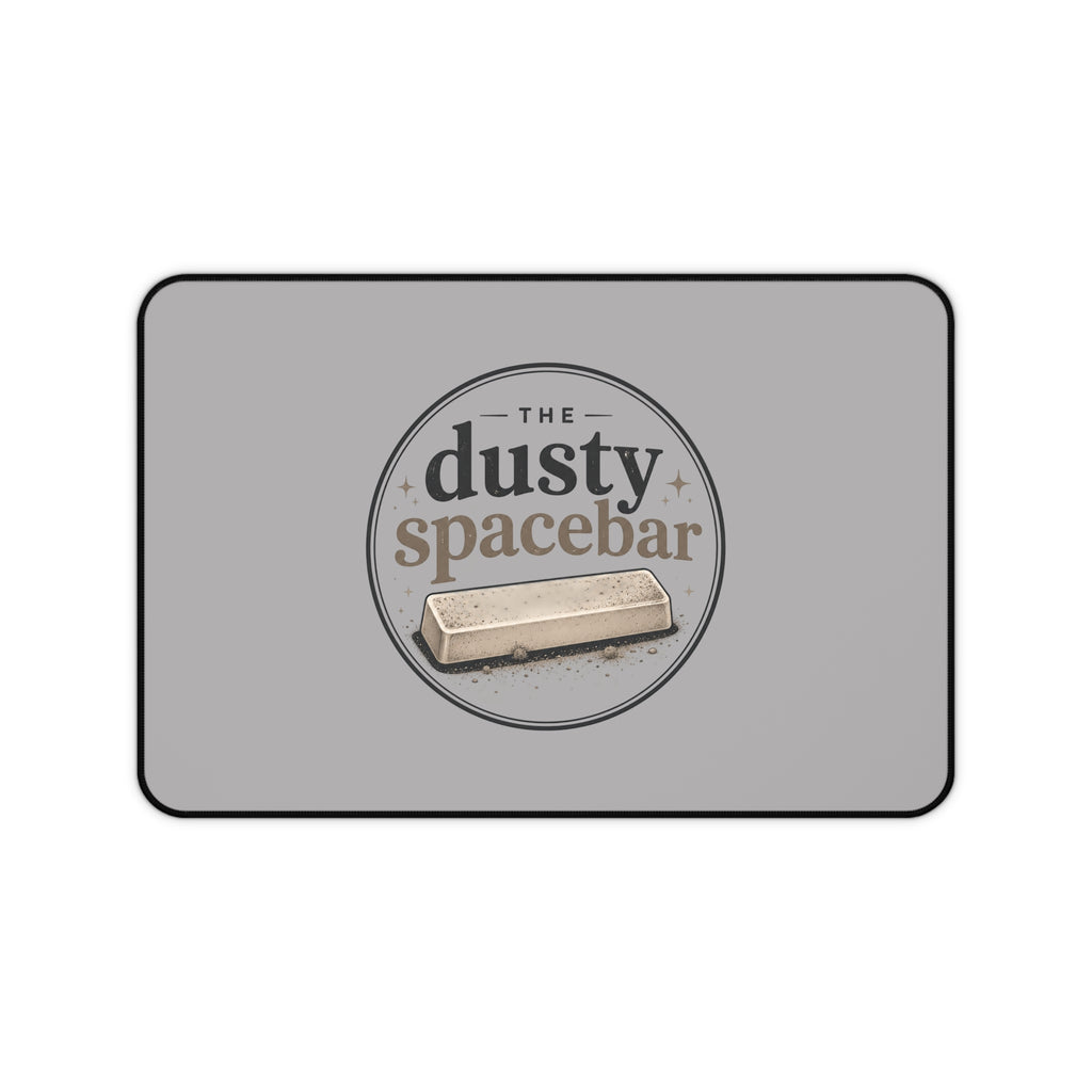 Dusty Spacebar Desk Mat — Retro Keyboard Wrist Pad Mousepad