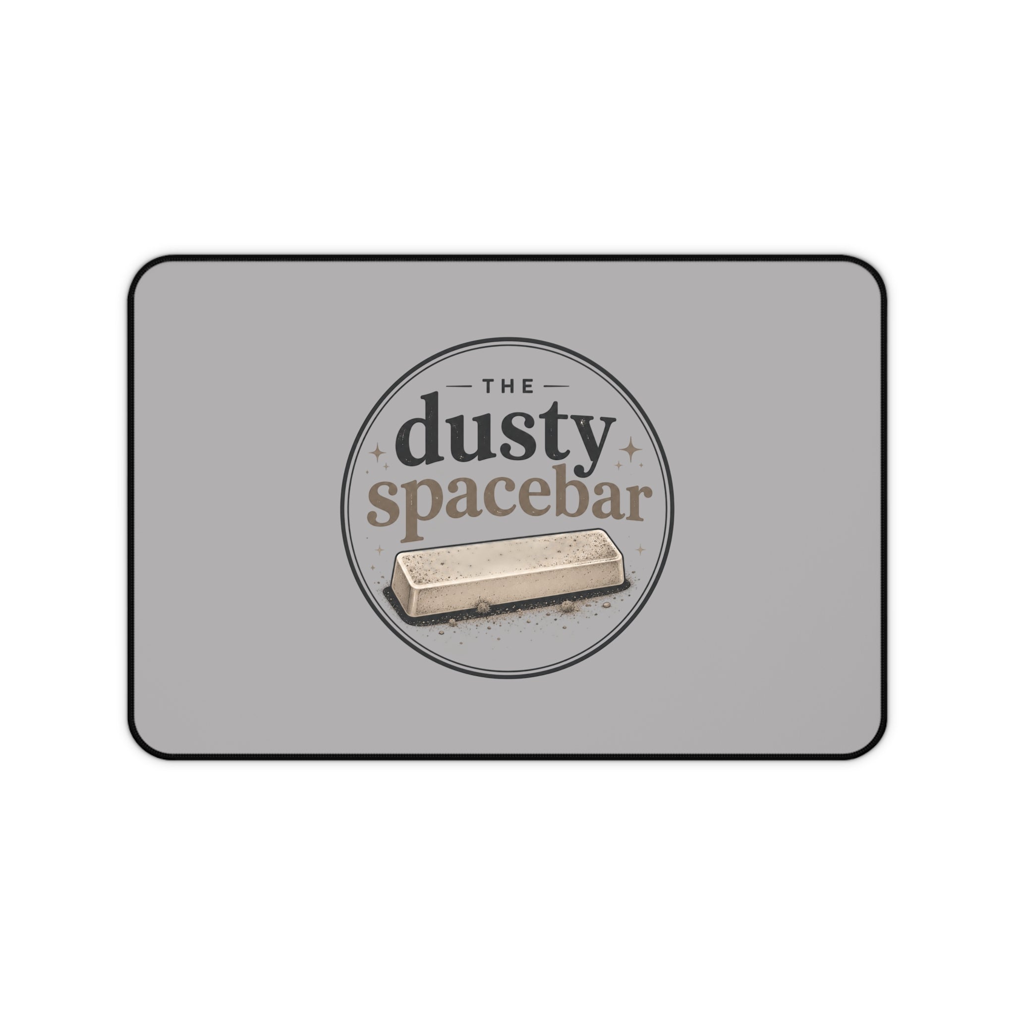 Dusty Spacebar Desk Mat — Retro Keyboard Wrist Pad Mousepad