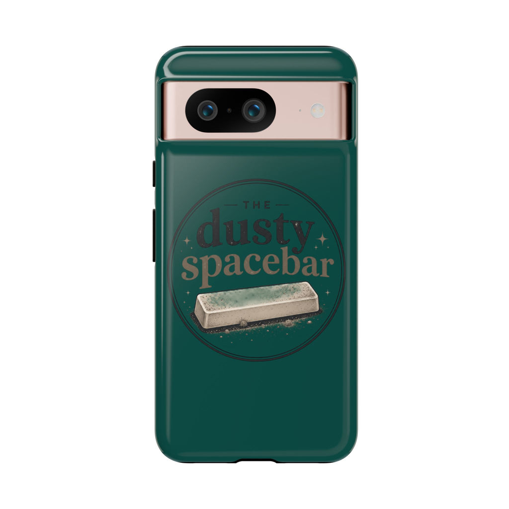 Tough Cases — Rugged Green “dusty spacebar” Phone Case