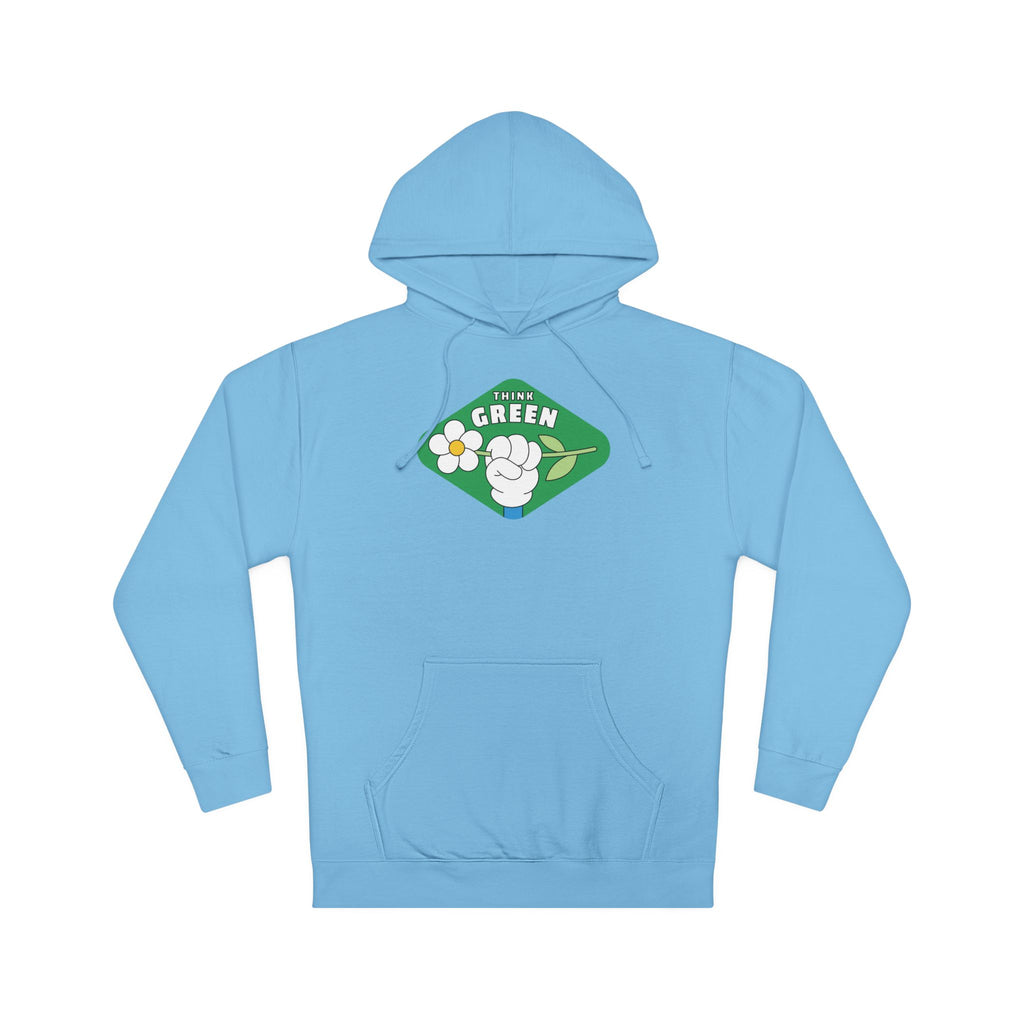 Green Fist Hoodie - "The Green" Eco Unity Graphic Pullover