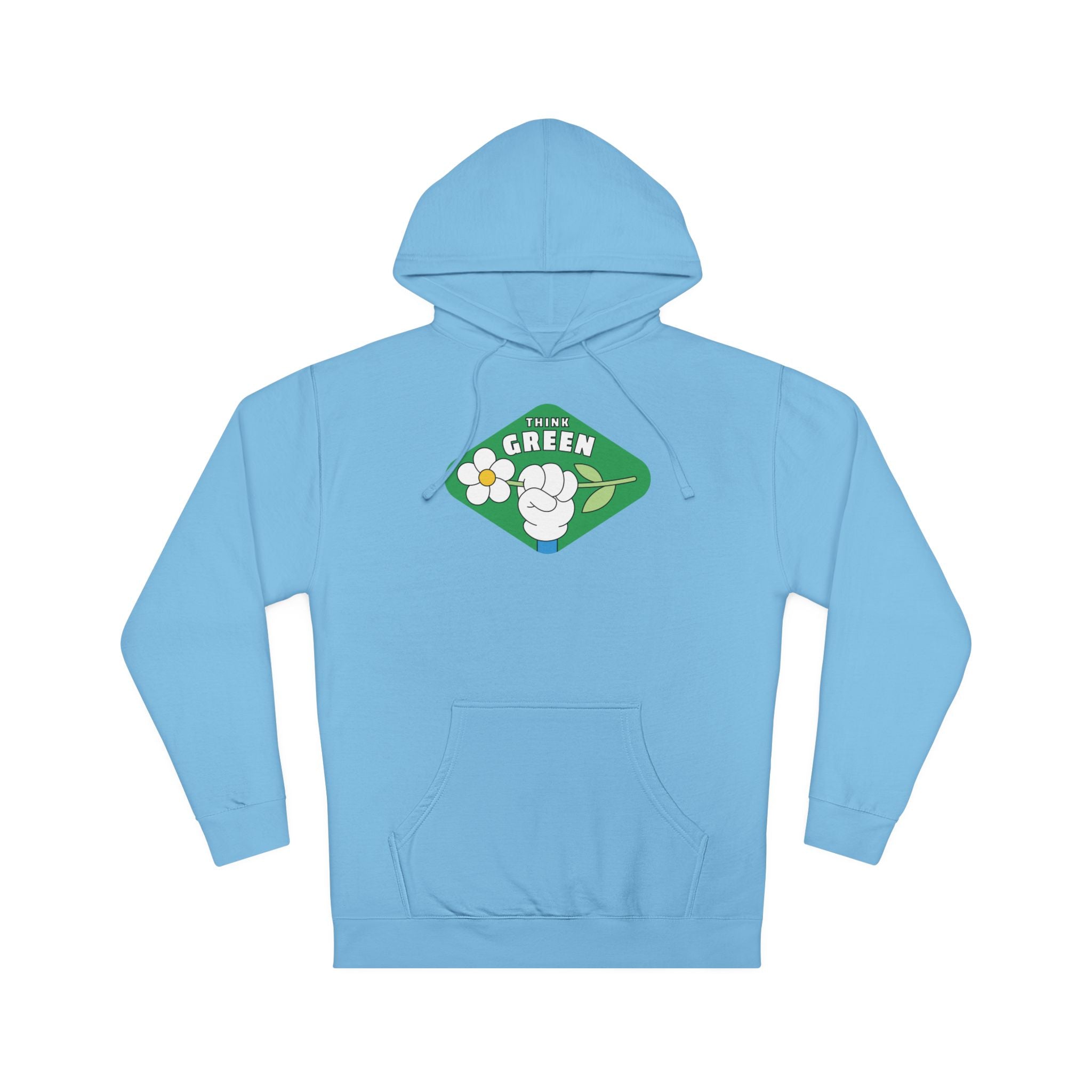 Green Fist Hoodie - "The Green" Eco Unity Graphic Pullover