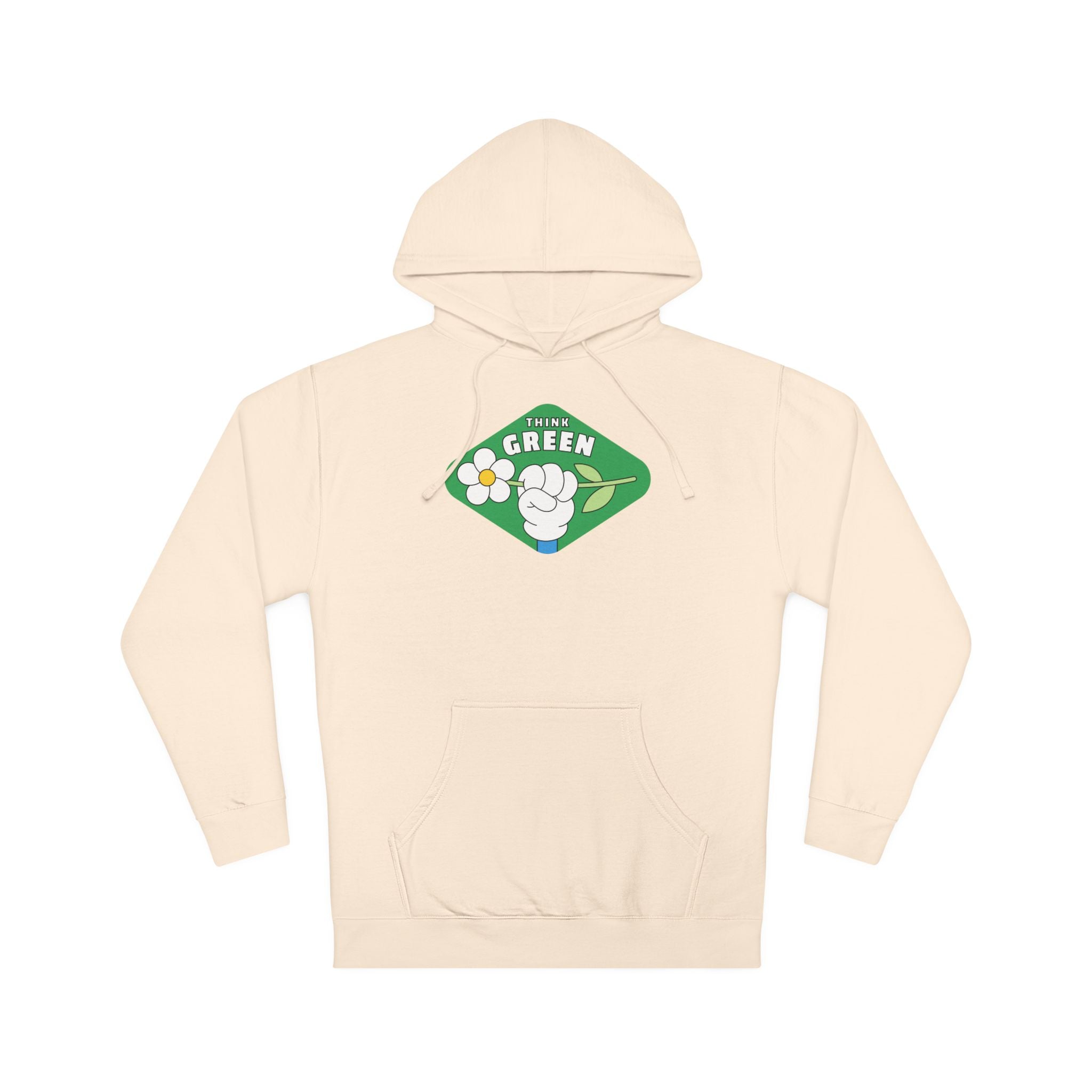 Green Fist Hoodie - "The Green" Eco Unity Graphic Pullover