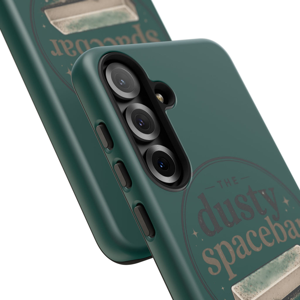 Tough Cases — Rugged Green “dusty spacebar” Phone Case