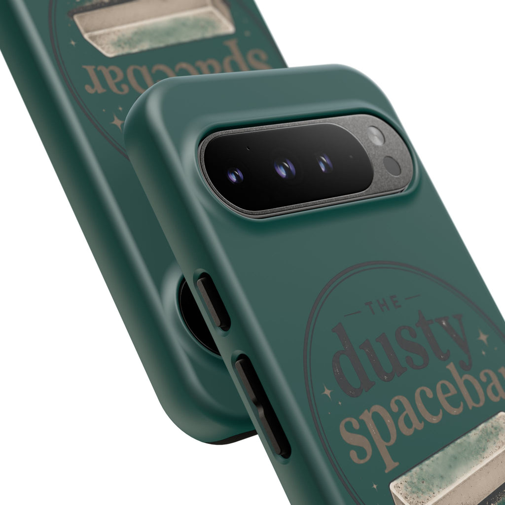Tough Cases — Rugged Green “dusty spacebar” Phone Case