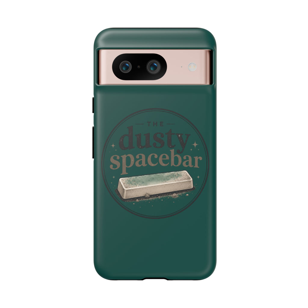 Tough Cases — Rugged Green “dusty spacebar” Phone Case