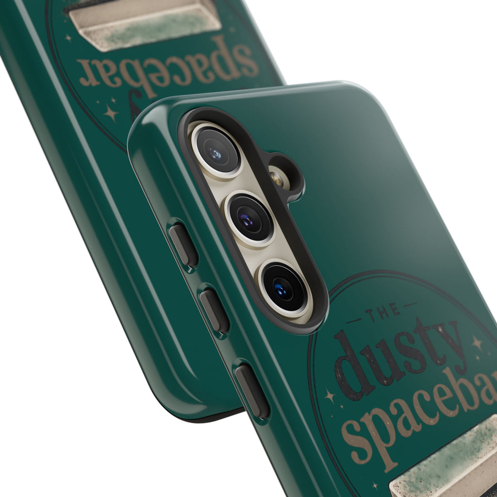 Tough Cases — Rugged Green “dusty spacebar” Phone Case