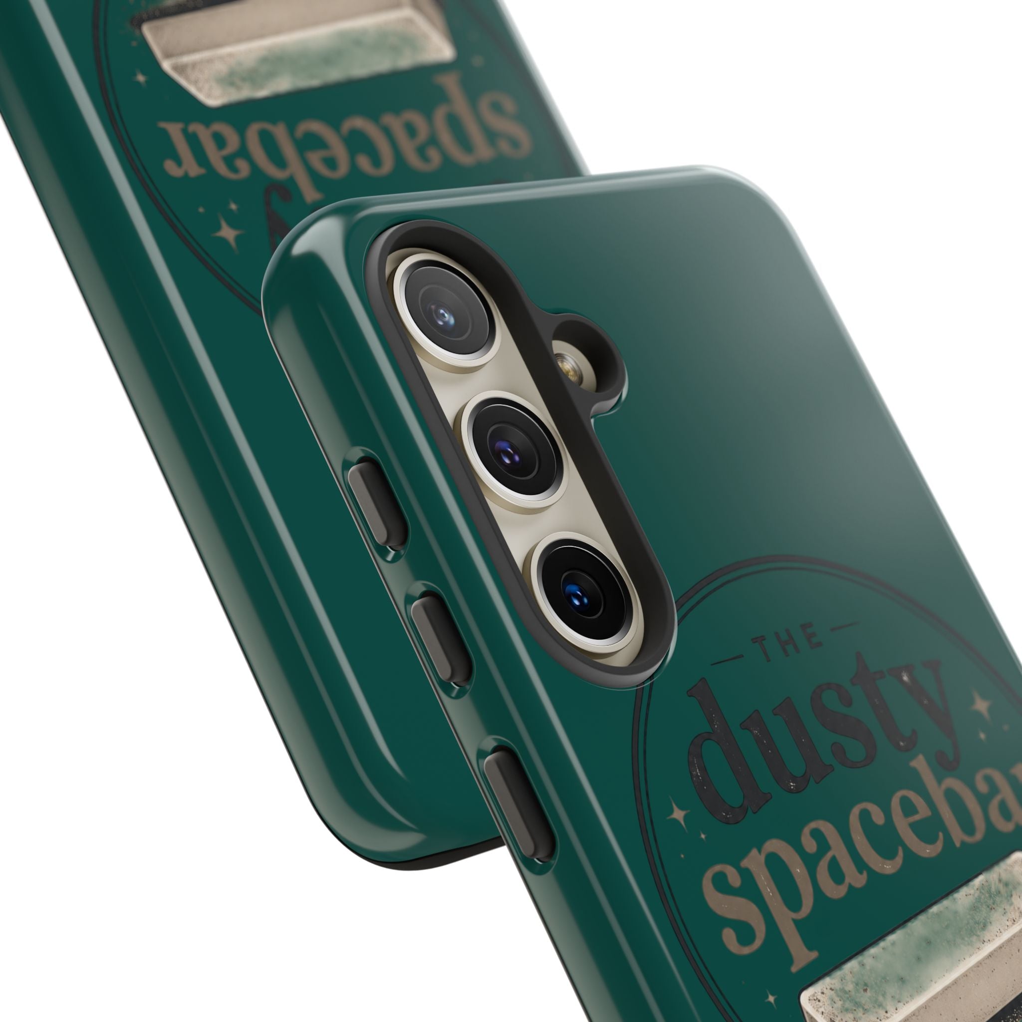 Tough Cases — Rugged Green “dusty spacebar” Phone Case